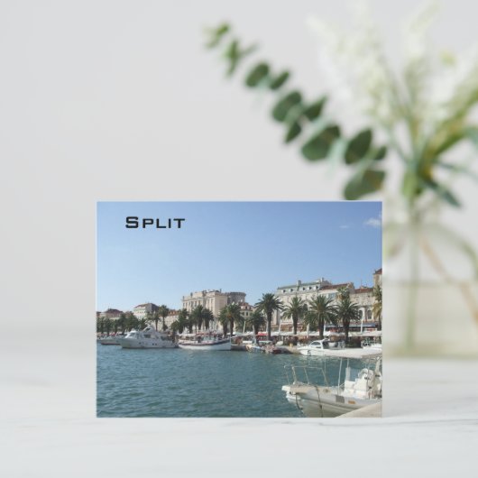 Haven van splitsing briefkaart (Staand voorkant)