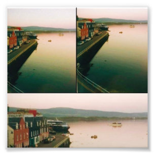 Haven van Tobermory, Isle of Mull, Schotland Foto Afdruk