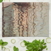 Haven van Triëst door Egon Schiele,  kunst Theedoek (Gevouwen)