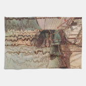 Haven van Triëst door Egon Schiele,  kunst Theedoek (Horizontaal)