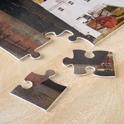 Haven van Valletta. Legpuzzel (Zijkant)