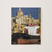Haven van Valletta. Legpuzzel (Verticaal)