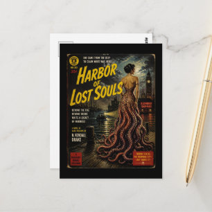 Haven van verloren zielen nepha horrorboekcover briefkaart