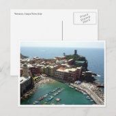 haven van vernazza briefkaart (Voorkant / Achterkant)
