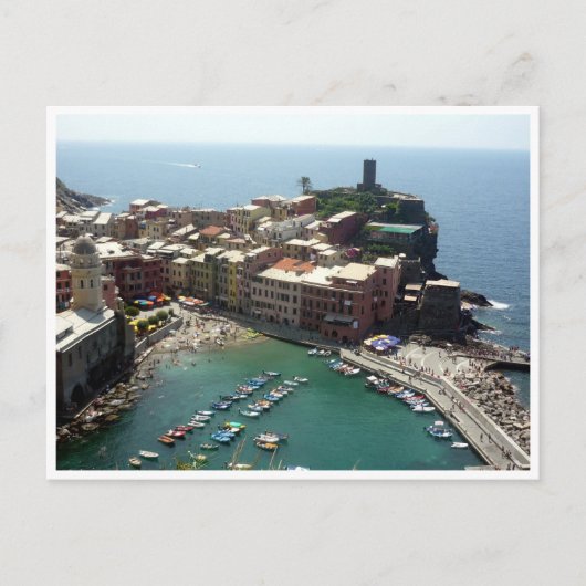 haven van vernazza briefkaart (Voorkant)