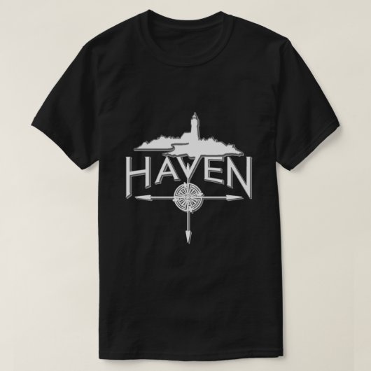 Haven White Logo Classic T-Shirt (Design voorkant)