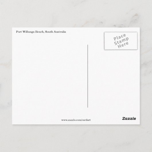 haven willunga briefkaart (Achterkant)