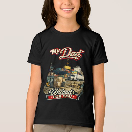 Havenarbeider (1) Tri-Blend shirt (Voorkant)