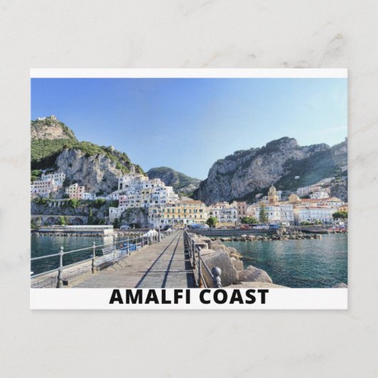 Havenbedrijf Amalfi Coast (Amalfikust) Briefkaart (Voorkant)