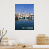 Havenboten Port el Kantaoui Tunesië Landschap Poster (Keuken)