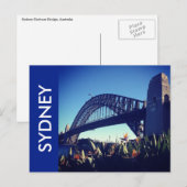 havenbrug blauw briefkaart (Voorkant / Achterkant)