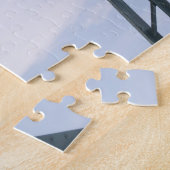 Havenbrug vakwerkbrug bij de ingang van de Al Legpuzzel (Zijkant)