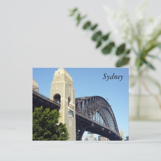 havenbrugpylon briefkaart (Staand voorkant)