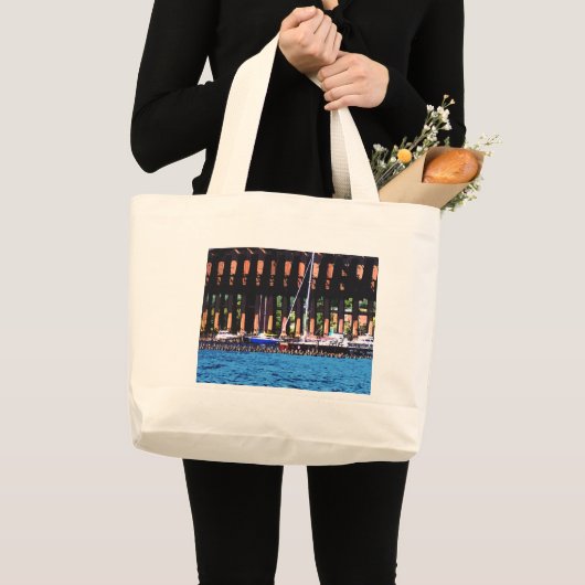 havendokken grote tote bag (Voorkant (product))