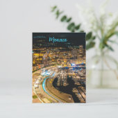 Havenlichten in Monaco Briefkaart (Staand voorkant)
