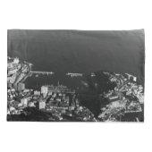  havenoverzicht van het Vorstendom Monaco Kussensloop (Achterkant-Links)