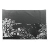  havenoverzicht van het Vorstendom Monaco Kussensloop (Achterkant-Rechts)
