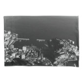  havenoverzicht van het Vorstendom Monaco Kussensloop (Voorkant-Links)