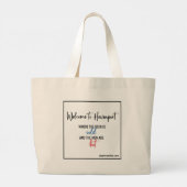 Havenport Canvas tas (Achterkant)