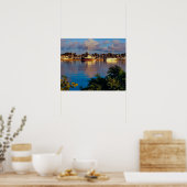Havenreflectie Poster (Keuken)