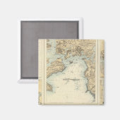 Havens en havens aan de zuidkust van Engeland Magneet (Voorkant / Achterkant)