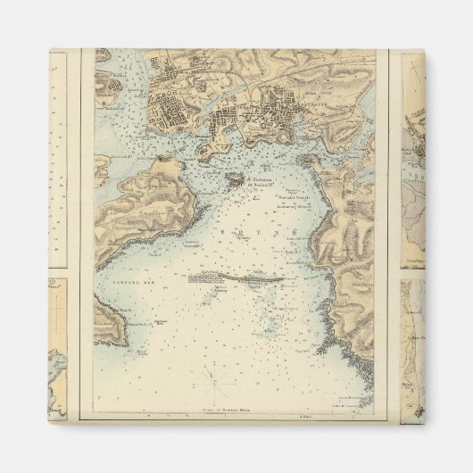 Havens en havens aan de zuidkust van Engeland Magneet (Voorkant)