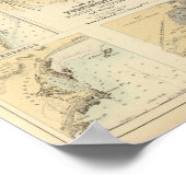 Havens en havens aan de zuidkust van Engeland Poster (Hoek)