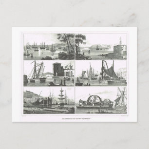 Havens en havens briefkaart