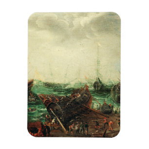 Havenscene van Adam Willaerts Magneet