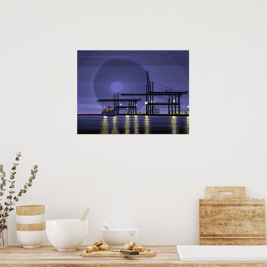 havenstad poster (Keuken)