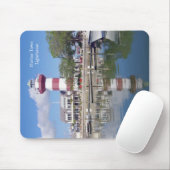 Havenstad Vuurtoren mousepad Muismat (Met muis)