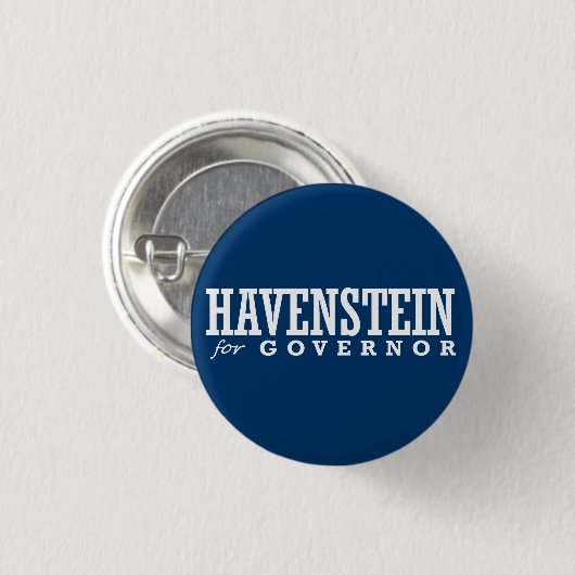 HAVENSTEIN VOOR GOVERNOR 2014 RONDE BUTTON 3,2 CM (Voorkant /achterkant)