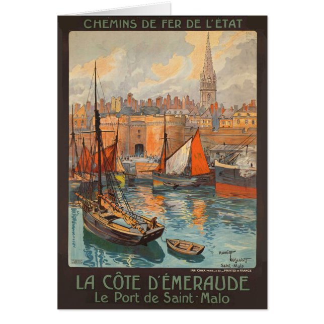  haventoerisme in de haven van Cote d'Emeraude Sai (Voorkant)