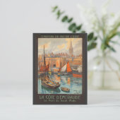 haventoerisme in de haven van Cote d'Emeraude Sai Briefkaart (Staand voorkant)