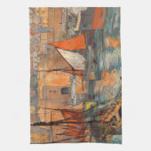  haventoerisme in de haven van Cote d'Emeraude Sai Theedoek (Verticaal)