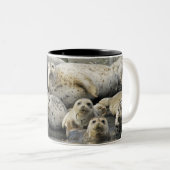 havenzegels tweekleurige koffiemok (Voorkant rechts)