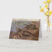  havenzegels, zeedieren voor het leven in de zee kaart (Gele Bloem)