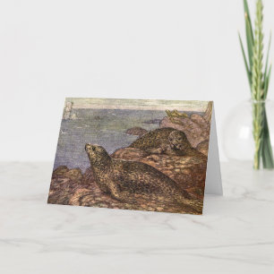  havenzegels, zeedieren voor het leven in de zee kaart