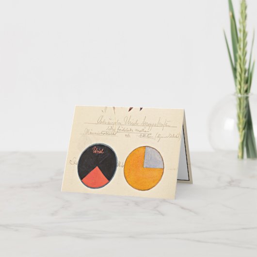 Haver, 1920, van Hilma af Klint Kaart (Voorkant)