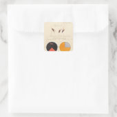 Haver, 1920, van Hilma af Klint Vierkante Sticker (Tas)