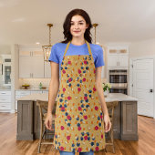 Haver, fruit en noten goud schort