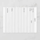 Haver Grain Plant Materia Medica Herbal Studie Kaa Briefkaart (Achterkant)