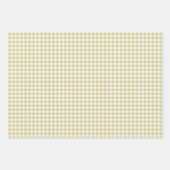 Havergeel Simple Plaid Inpakpapier Vel (Voorkant 2)