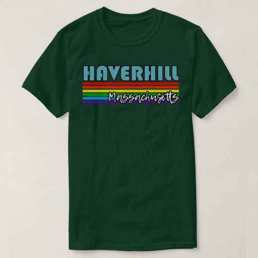 Haverhill Massachusetts Pride Haverhill LGBT Gift T-shirt (Design voorkant)