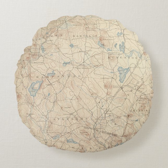 Haverhill, Massachusetts Rond Kussen (Voorkant)