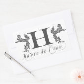 Haverleau: Rechthoek Sticker (Envelop)