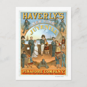 Haverly's jeugdtheater in New York Briefkaart