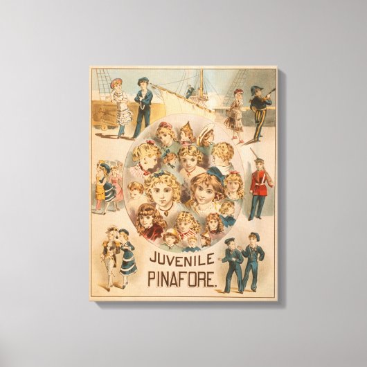 Haverly's jeugdtheater in New York Canvas Afdruk (Voorkant)