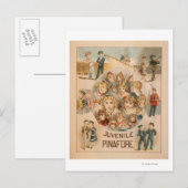 Haverly's New York Juvenile Pinafore Theater 2 Briefkaart (Voorkant / Achterkant)