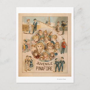 Haverly's New York Juvenile Pinafore Theater 2 Briefkaart